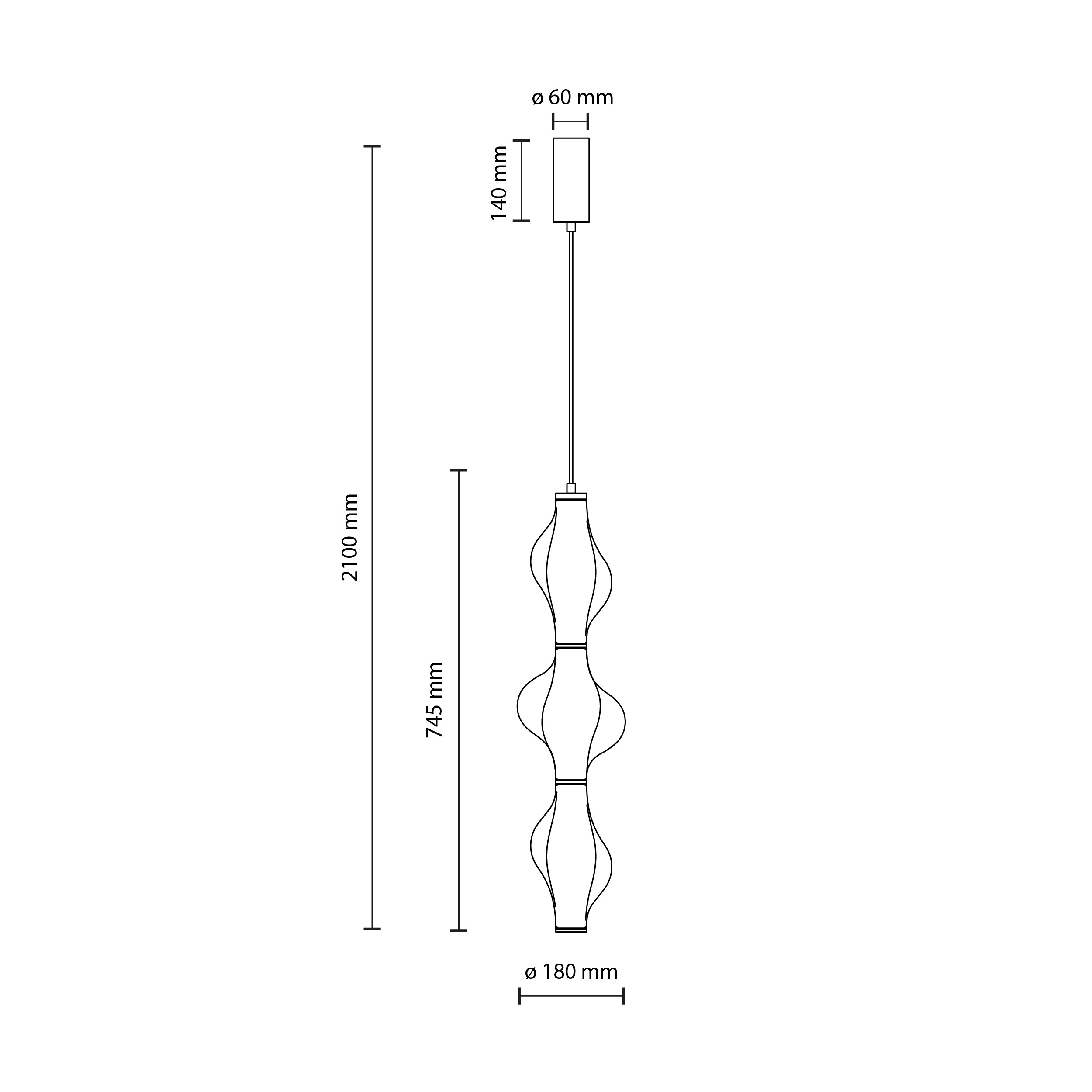 ELVA BRASS LAMPA WISZĄCA LED 22W ELVA BRASS LAMPA WISZĄCA LED 22W