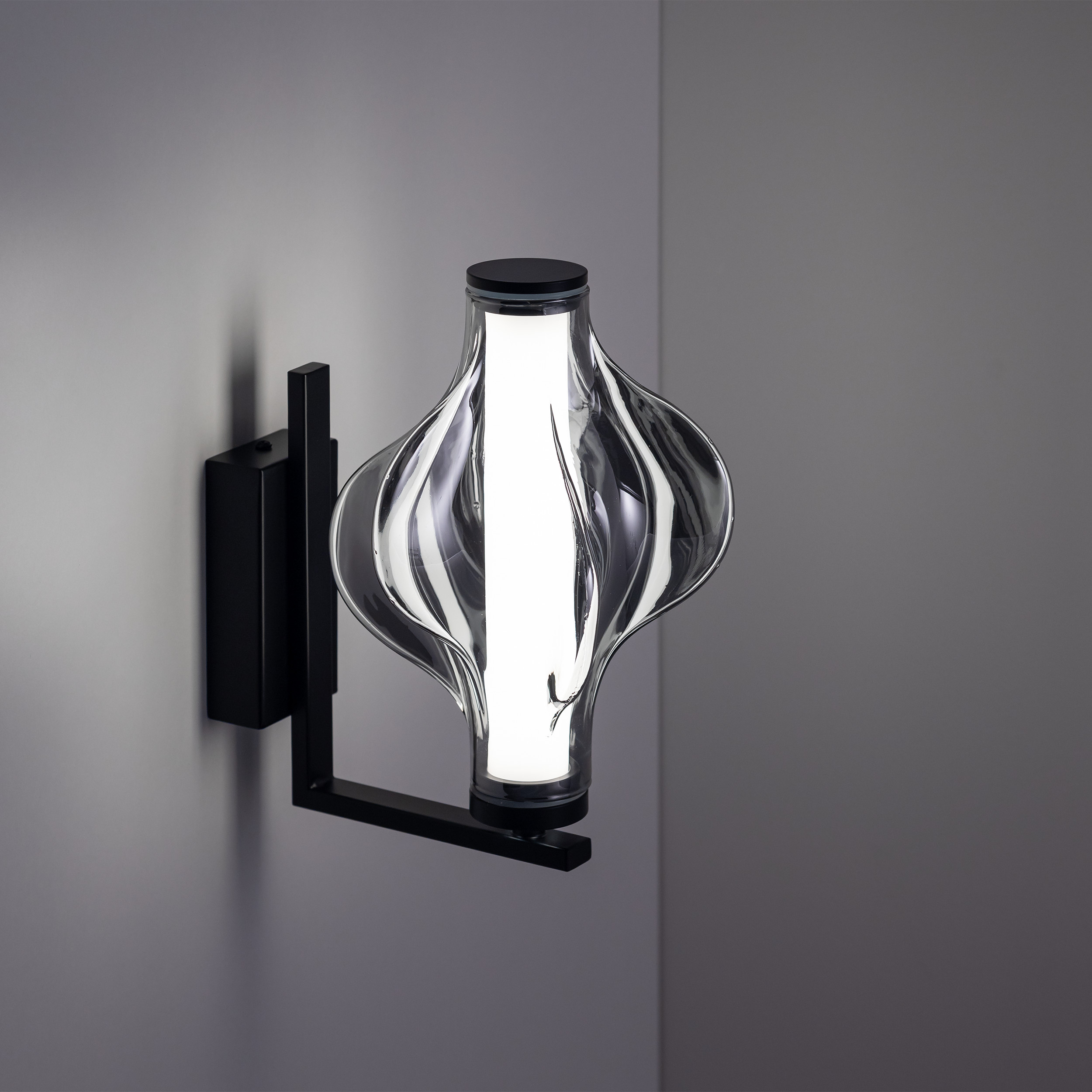 ELVA BLACK KINKIET LED 8W ELVA BLACK KINKIET LED 8W