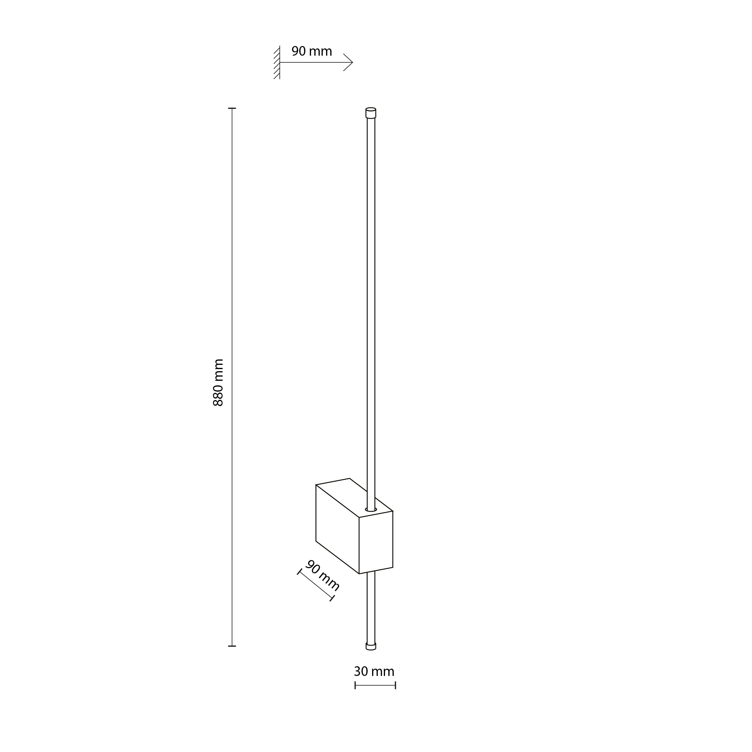 LIXA BROWN KINKIET LED 12W LIXA BROWN KINKIET LED 12W
