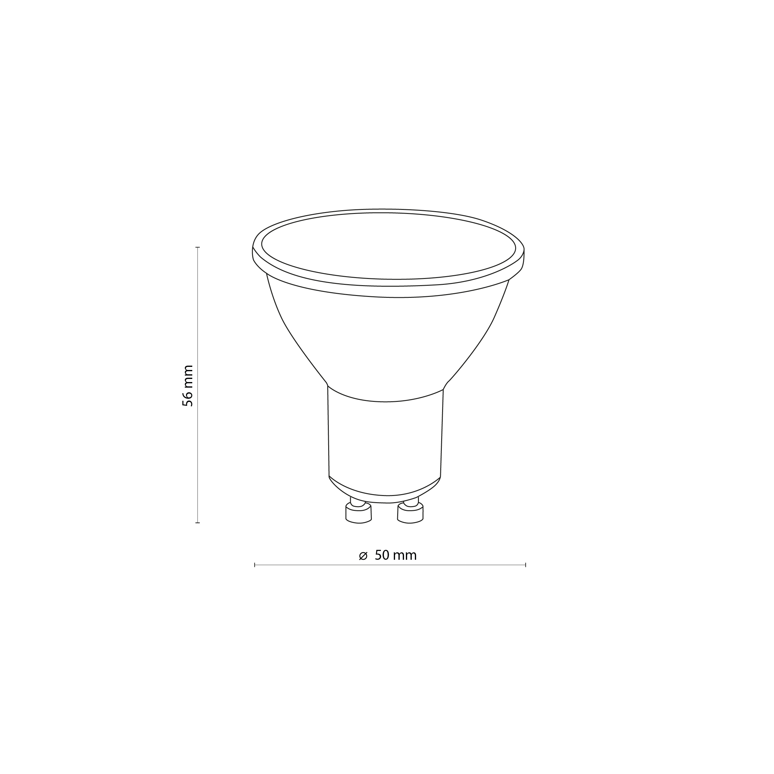 ŻARÓWKA GU10 5W WARM WHITE 3000 K ŻARÓWKA GU10 5W WARM WHITE 3000 K