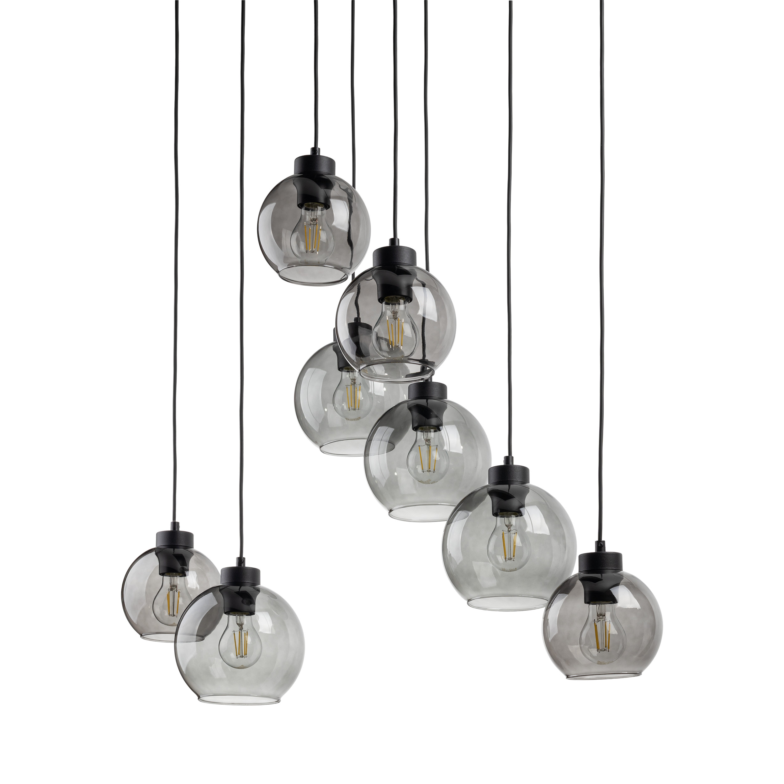 CUBUS GRAPHITE LAMPA WISZĄCA 8 CUBUS GRAPHITE LAMPA WISZĄCA 8