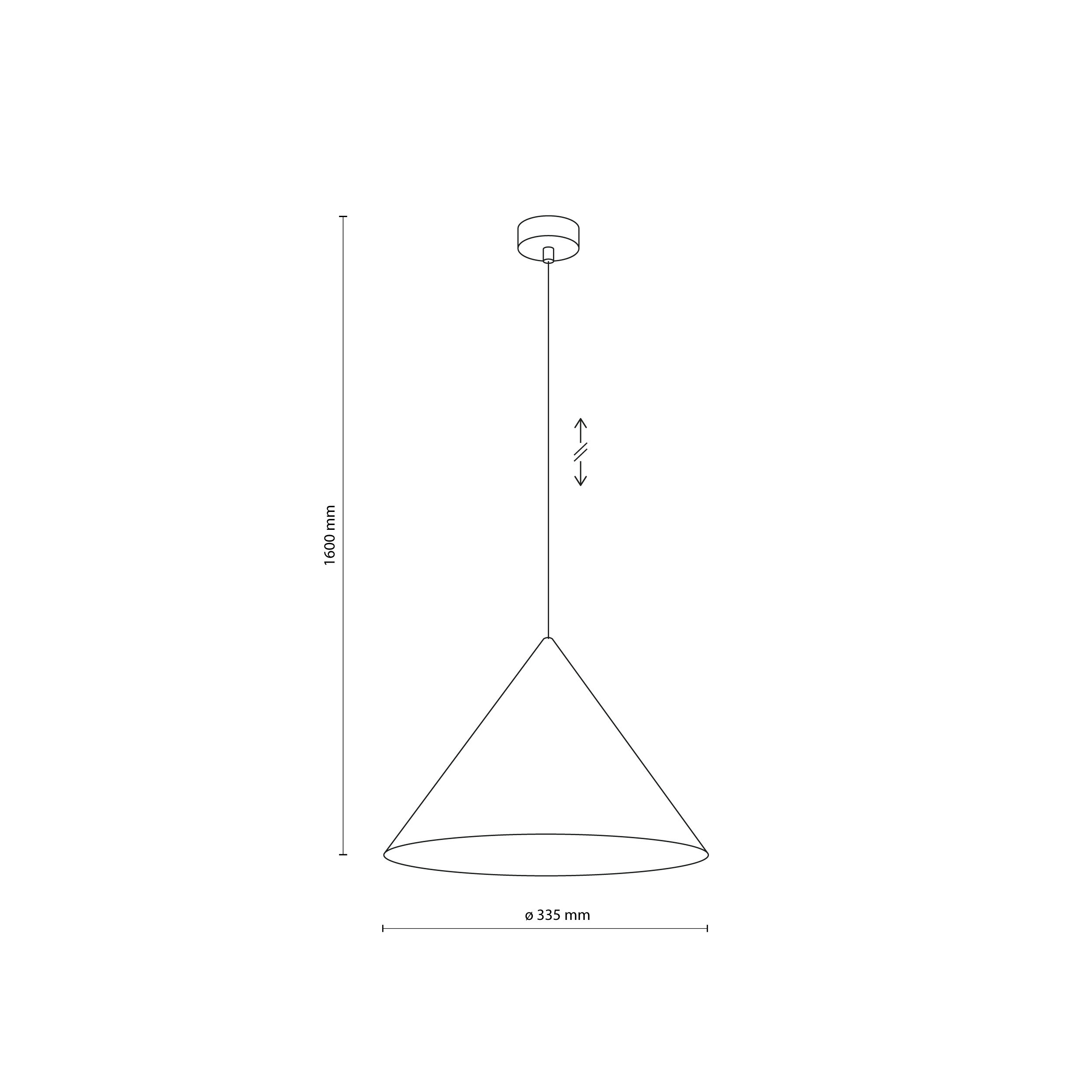 CONO BRICK LAMPA WISZĄCA 1 M CONO BRICK LAMPA WISZĄCA 1 M